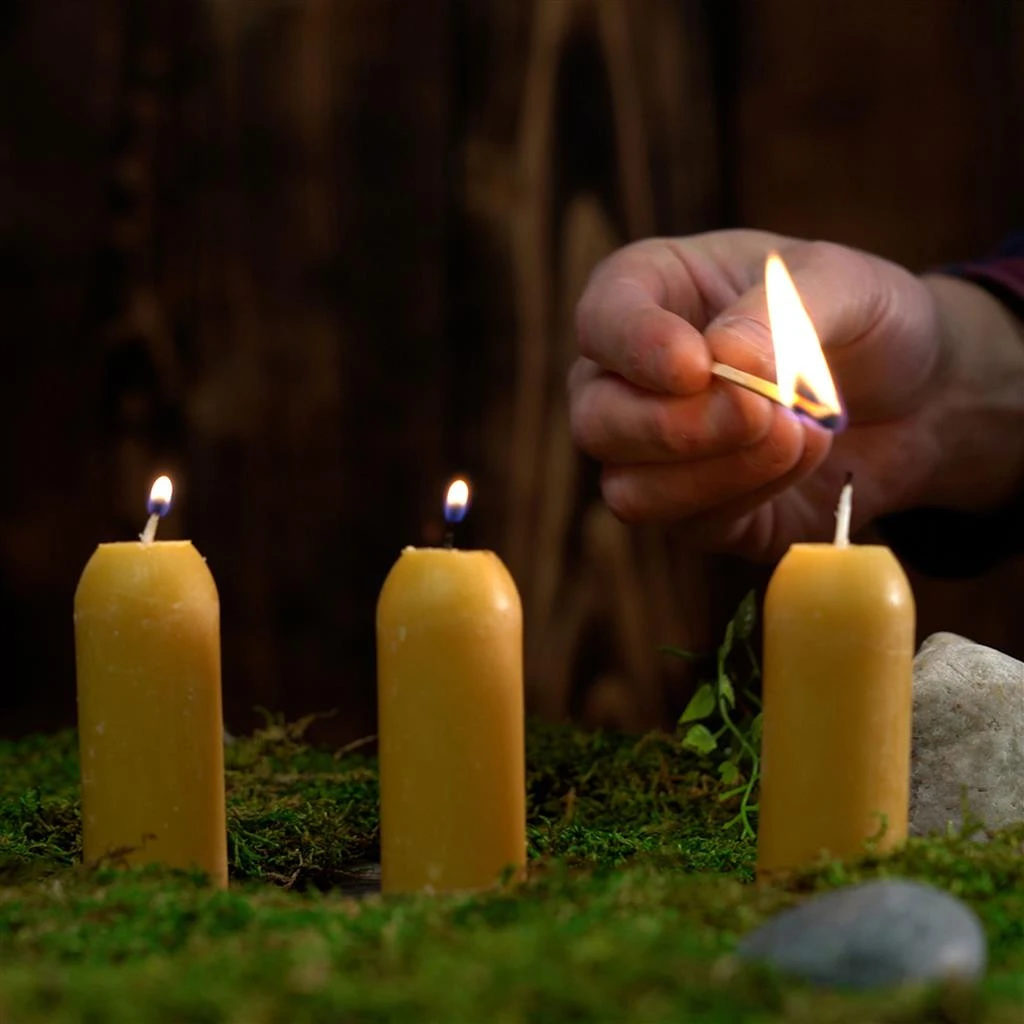 UCO Bougies 12-15 Heures Cire D'abeille 4 UCO Bougies 12-15 Heures Cire D'abeille – Image 2