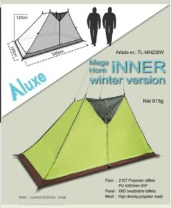 Luxe Outdoor Megahorn Inner Winter 5 Luxe Outdoor Megahorn Inner Winter -Randonnée Et Camping luxe outdoor megahorn inner winter 2