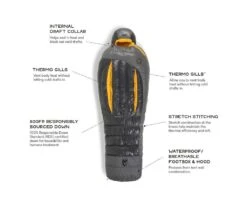 NEMO EQUIPMENT Nemo Sonic -20 -Randonnée Et Camping nemo sonic 20 5