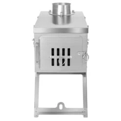 Winnerwell Fastfold Plus Titanium Nested Pipe M-sized Camping Stove -Randonnée Et Camping poele winnerwell fastfold plus titanium nested pipe camping stove 03