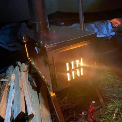 Winnerwell Fastfold Plus Titanium Nested Pipe M-sized Camping Stove -Randonnée Et Camping poele winnerwell fastfold plus titanium nested pipe camping stove 10