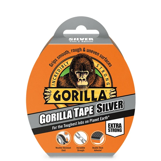 Gorilla Tape Silver 11m X 48 Mm 3 Gorilla Tape Silver 11m X 48 Mm