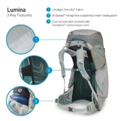 Osprey Lumina 45 -Randonnée Et Camping sac a dos osprey lumina 45 05