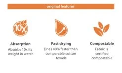 PackTowl Original -Randonnée Et Camping serviette packtowl original 10