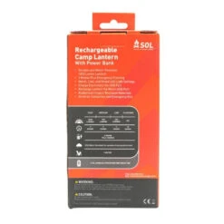 Sol Rechargeable Camp Lantern With Power Bank -Randonnée Et Camping sol rechargeable camp lantern with power bank 4