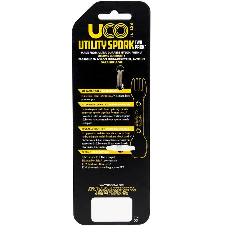 Pack 2 Couverts UCO Utility Spork 11 Pack 2 Couverts UCO Utility Spork – Image 9